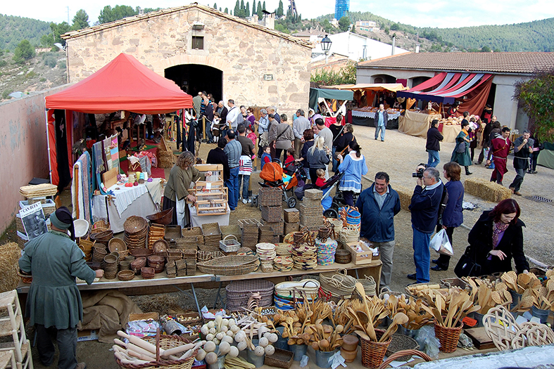 Ambient de la 10a Fira Medieval d'Oficis - Novembre de 2011.