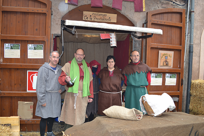 Parada de castanyes de l'11 Fira Medieval d'Oficis - Novembre de 2012.