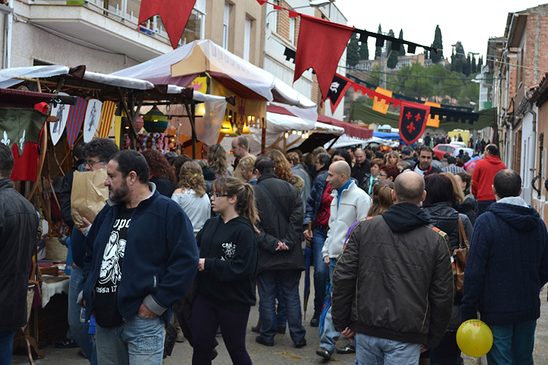 Ambient de l'11a Fira Medieval d'Oficis - Novembre de 2012.