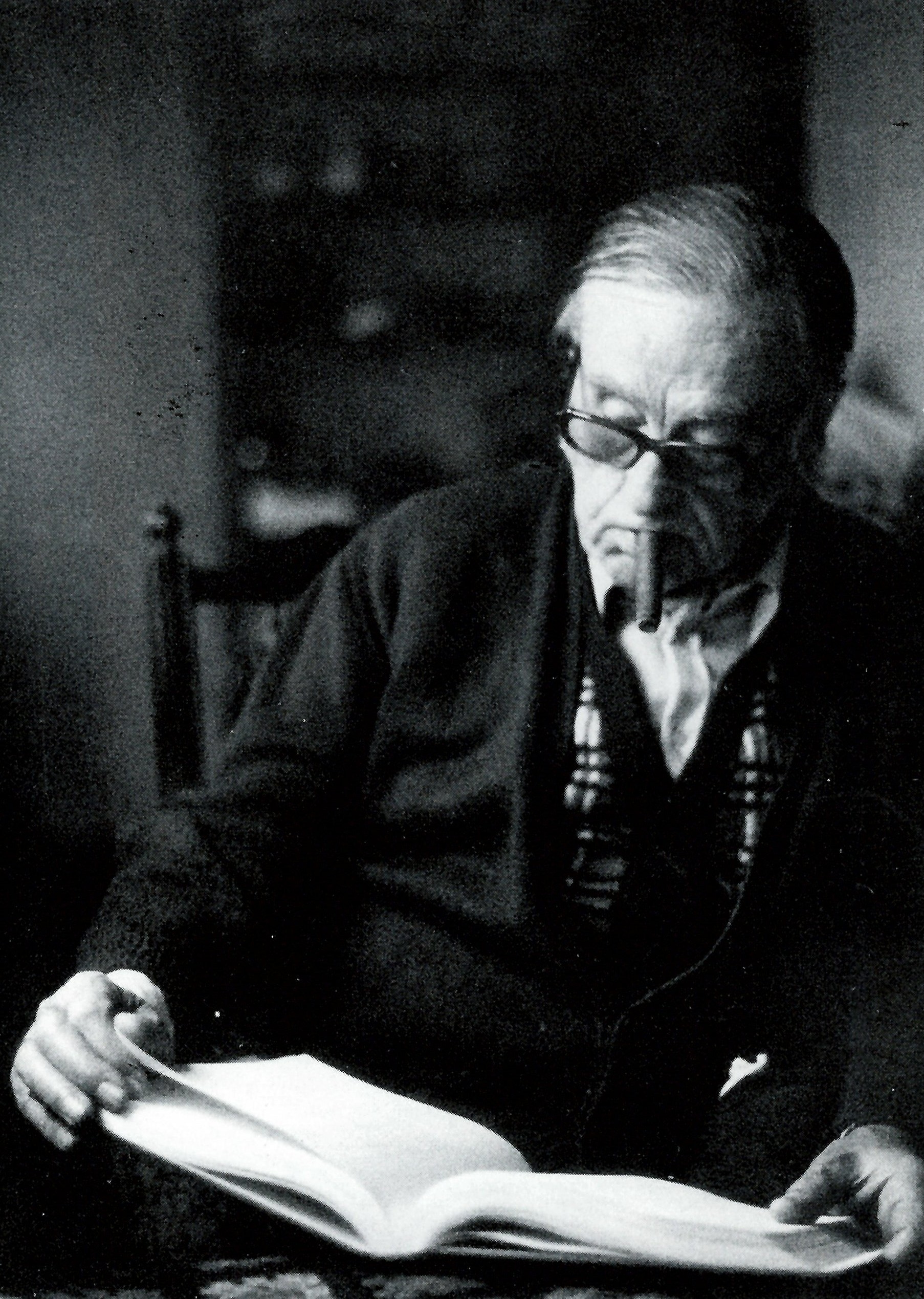 Ramon Biadiu, en una de les seves darreres fotografies (font: llibre 'Ramon Biadiu (1906-1984). Cineasta d'avantguarda').