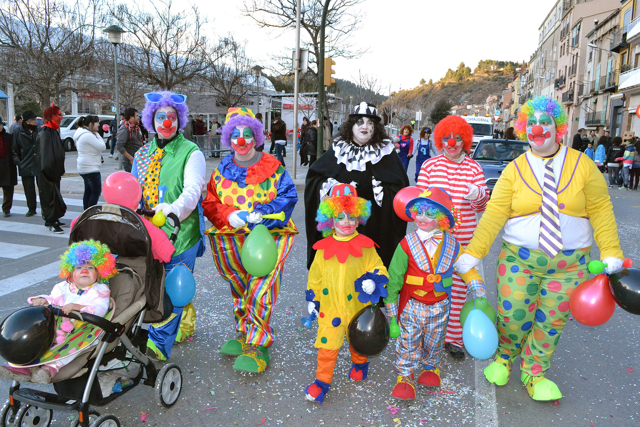 Participants en la rua del Carnestoltes de SÃºria 2013.
