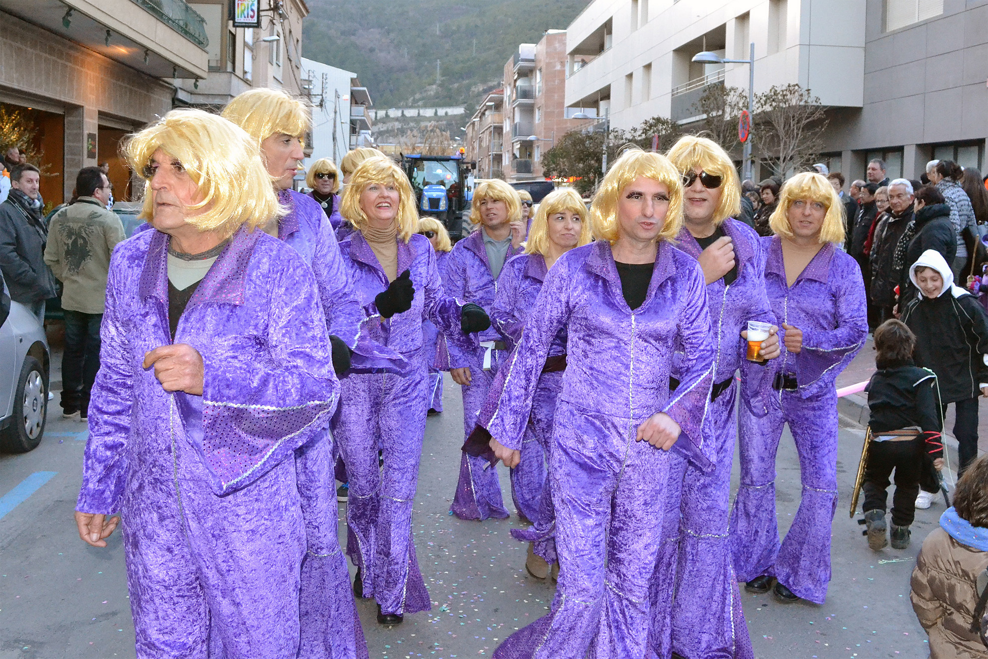 Participants en la rua del Carnestoltes de SÃºria 2013.