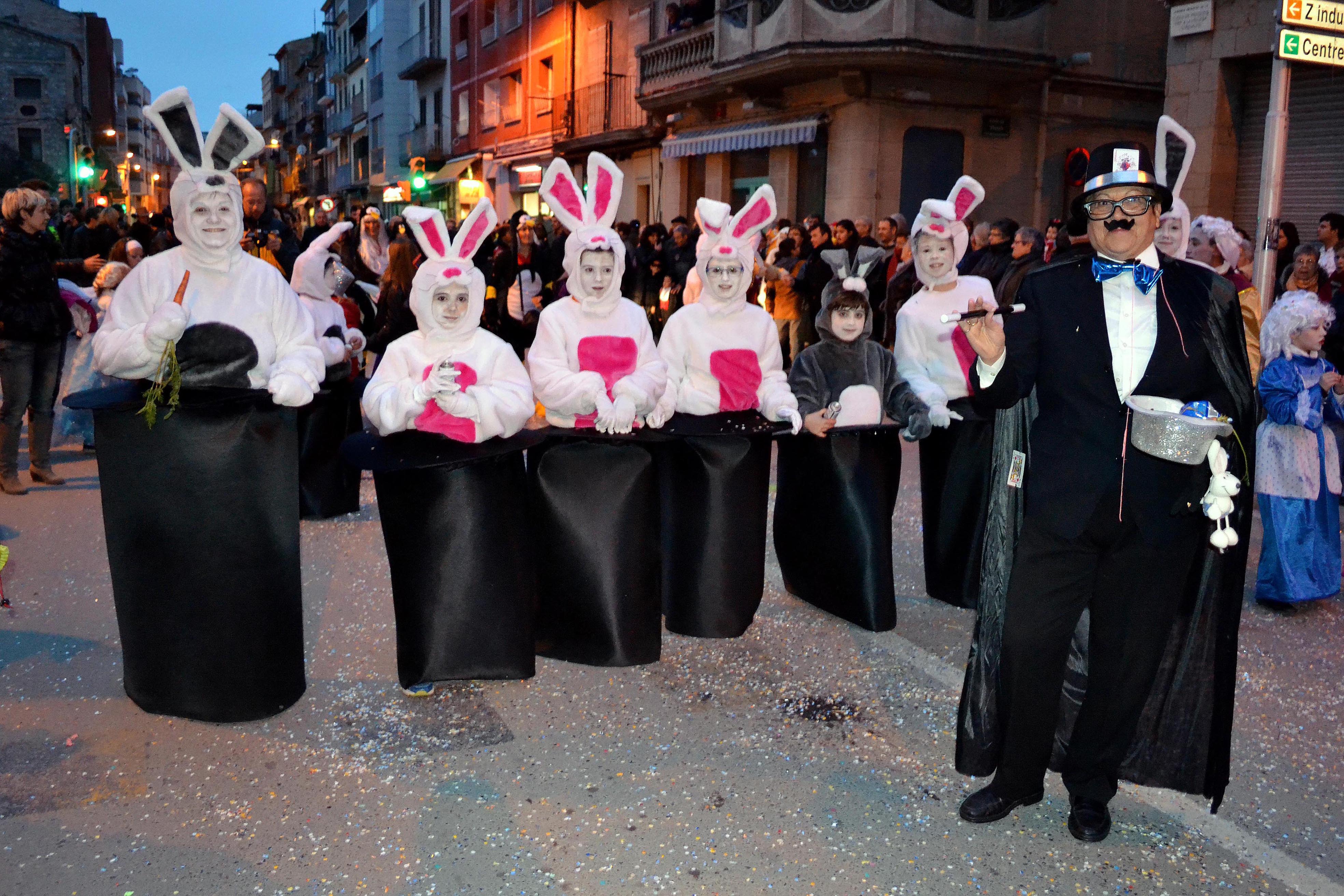 Participants en la rua del Carnestoltes de SÃºria 2014.