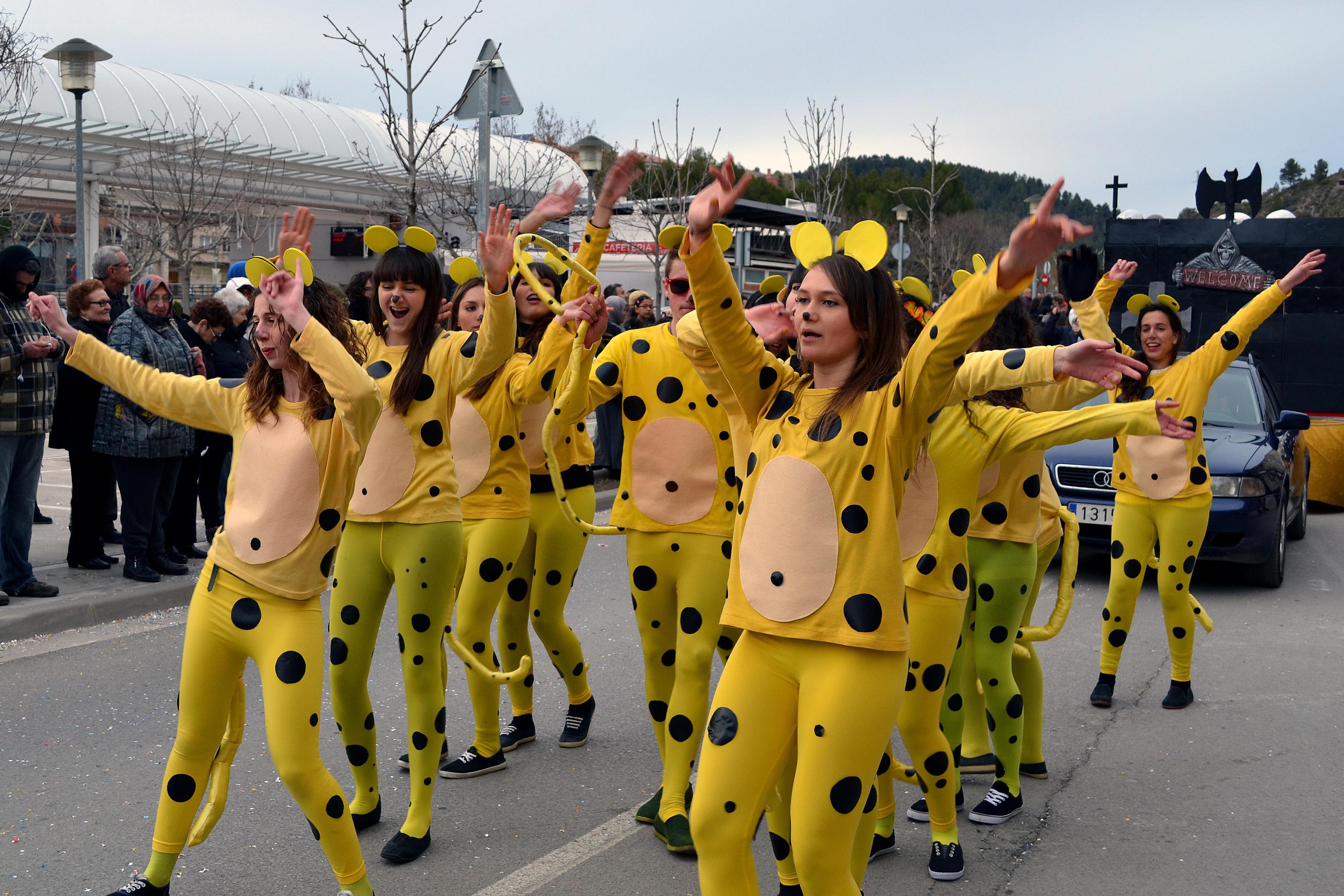 Participants en la rua del Carnestoltes de SÃºria 2014.