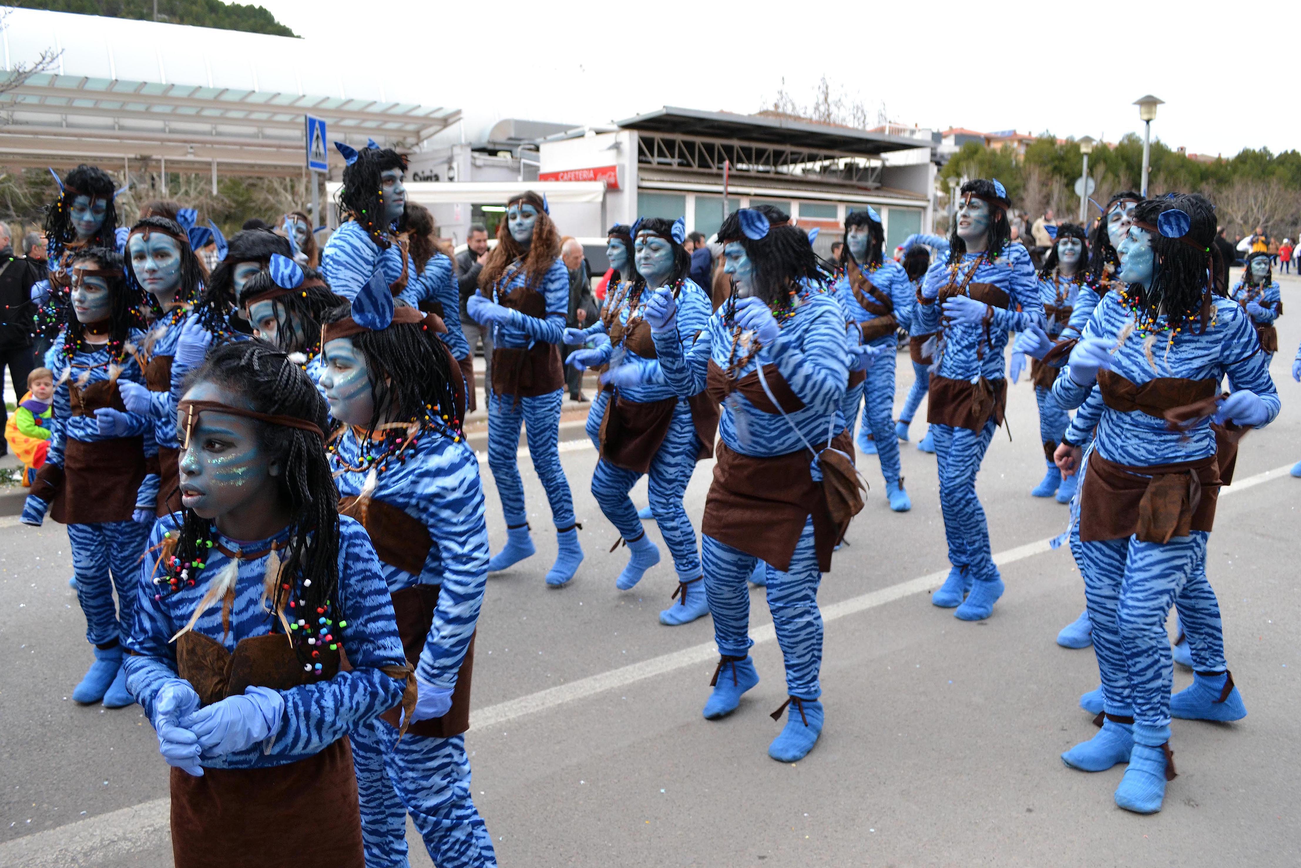 Participants en la rua del Carnestoltes de SÃºria 2014.