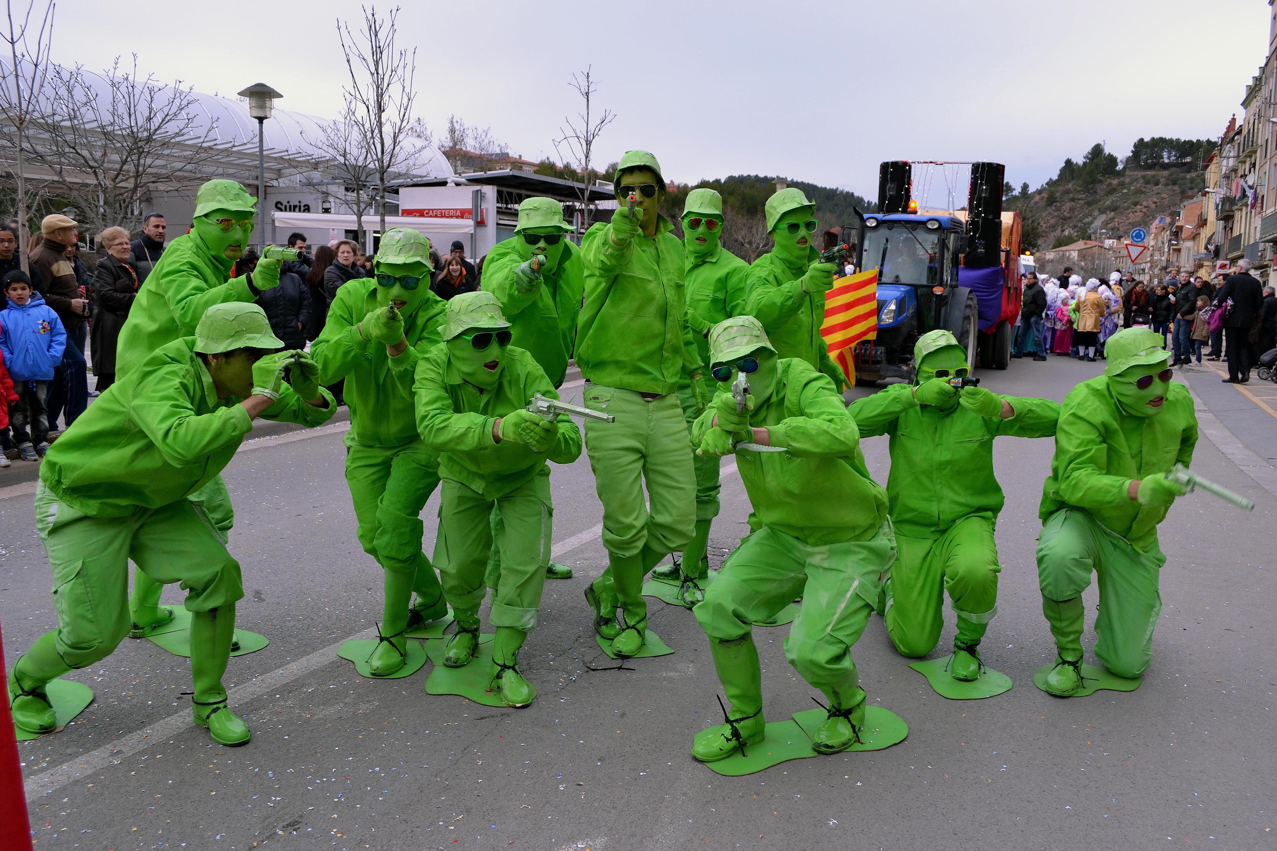 Participants en la rua del Carnestoltes de SÃºria 2014.