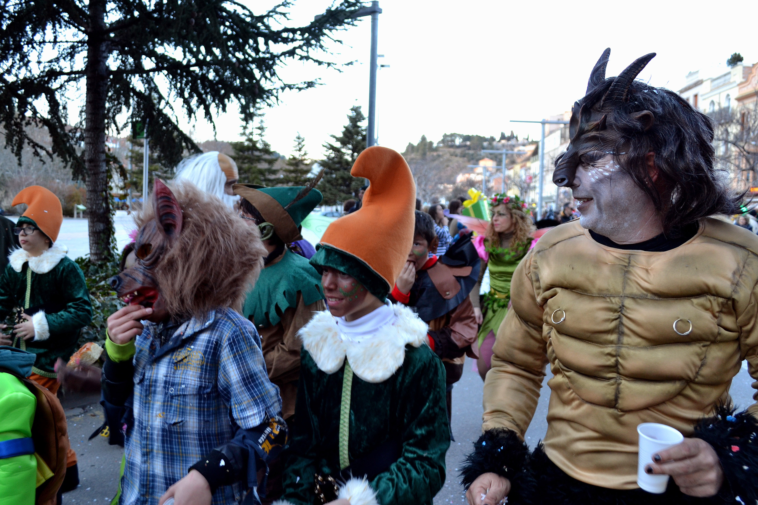Participants en la rua del Carnestoltes de SÃºria 2015.