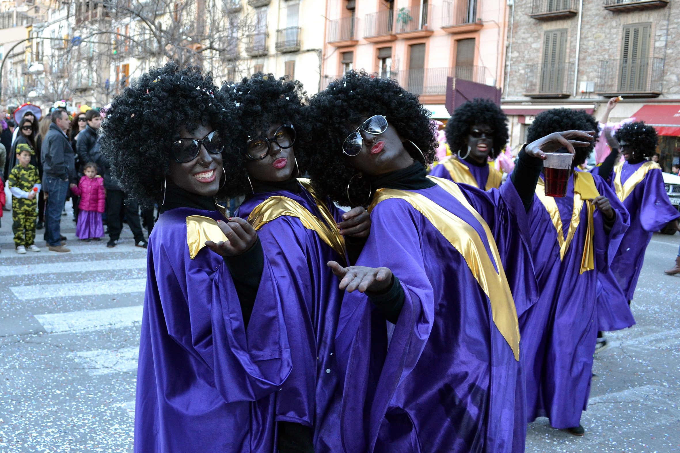 Participants en la rua del Carnestoltes de SÃºria 2015.