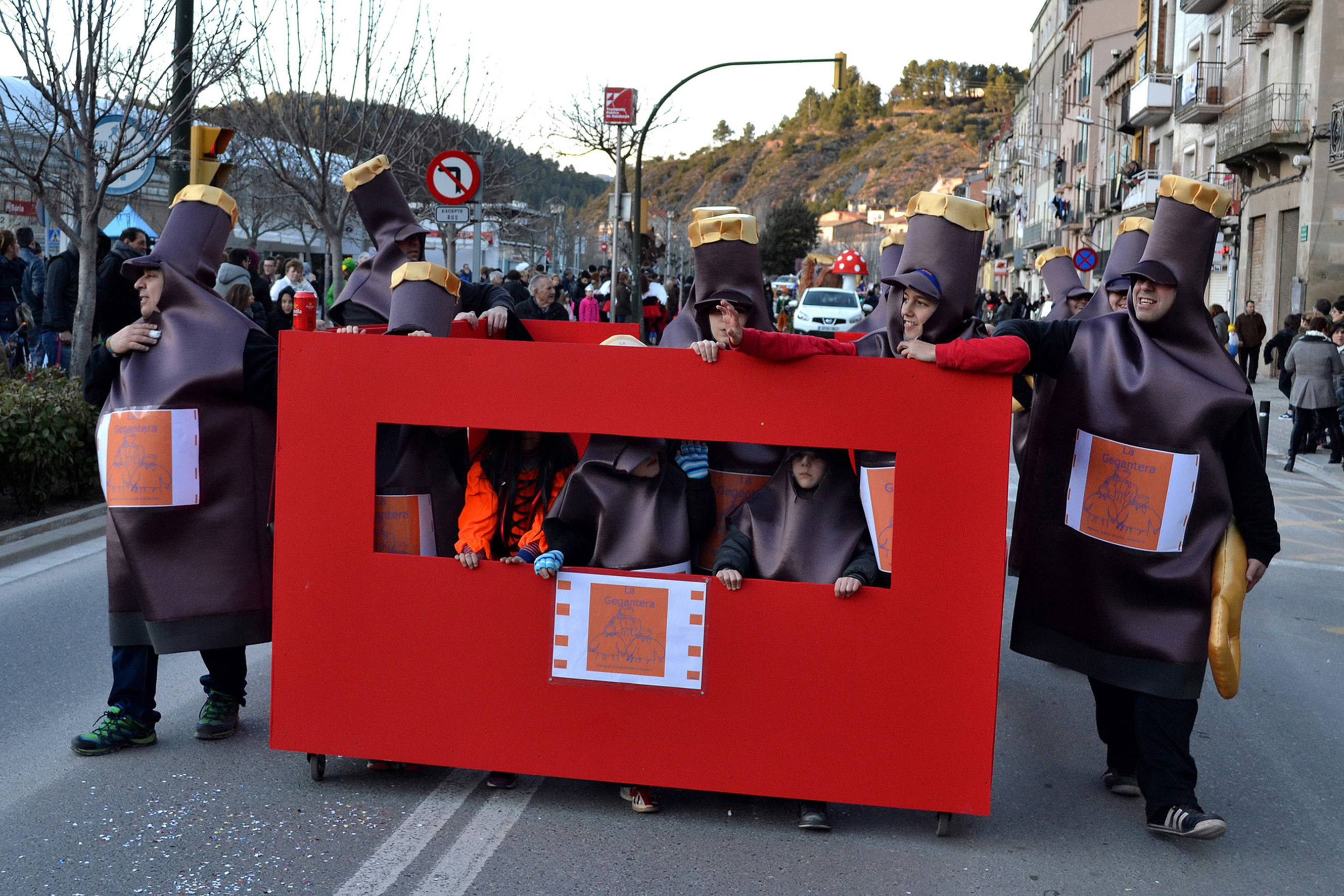 Participants en la rua del Carnestoltes de SÃºria 2015.