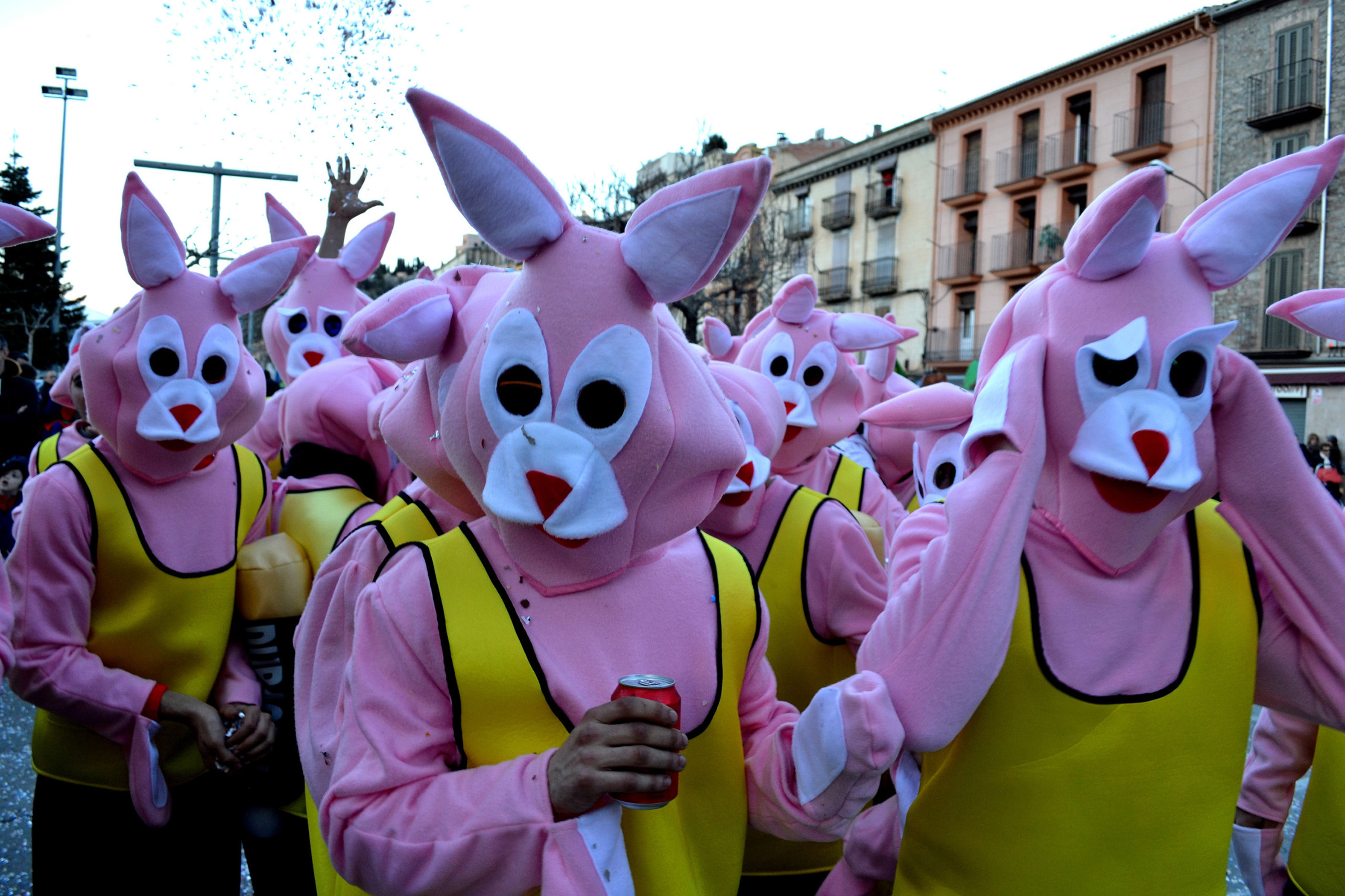 Participants en la rua del Carnestoltes de SÃºria 2015.