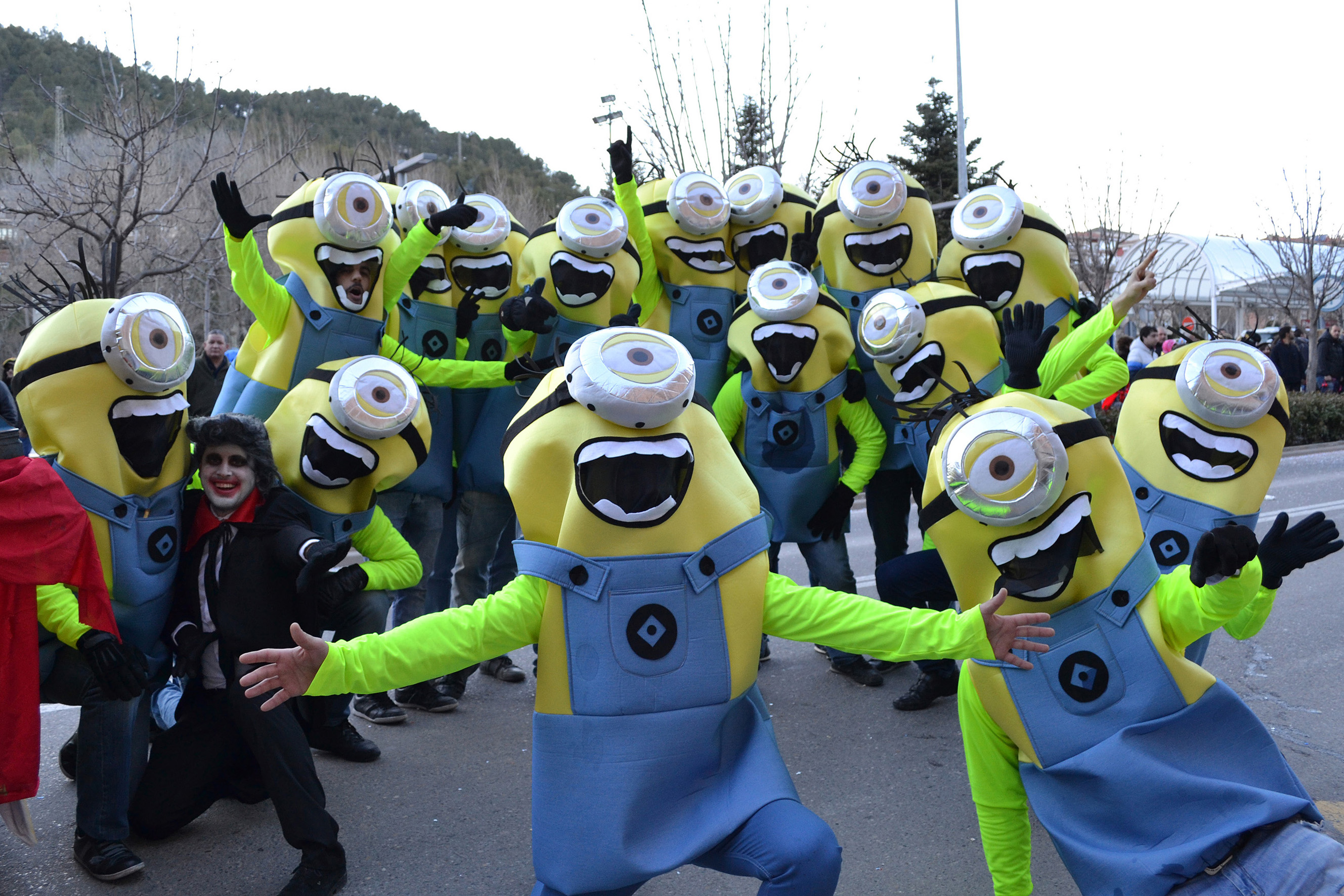 Participants en la rua del Carnestoltes de SÃºria 2015.