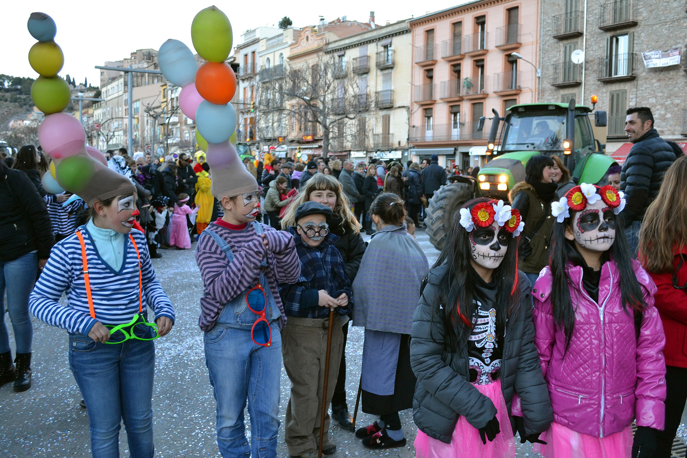 Participants en la rua del Carnestoltes de SÃºria 2015.