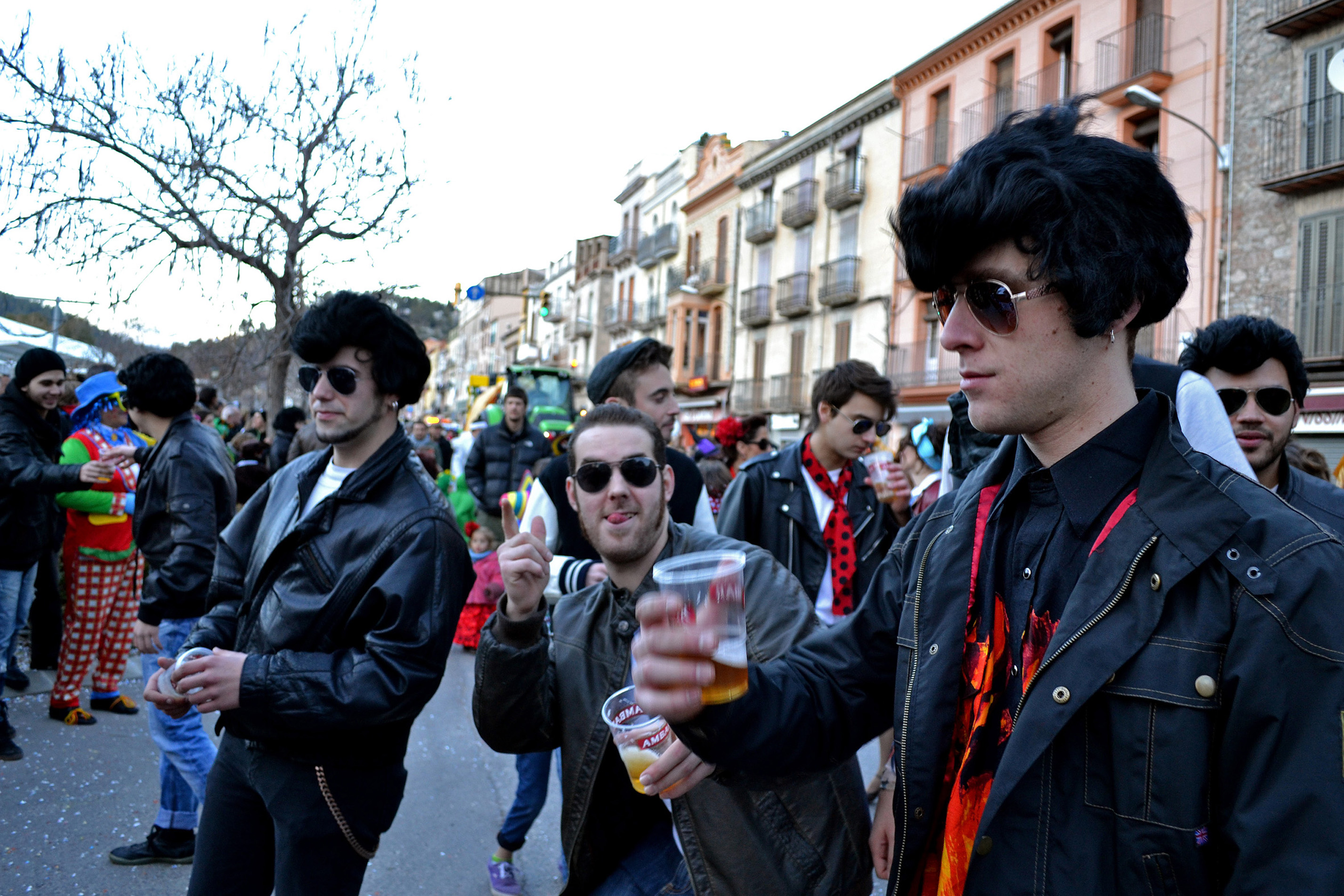 Participants en la rua del Carnestoltes de SÃºria 2015.