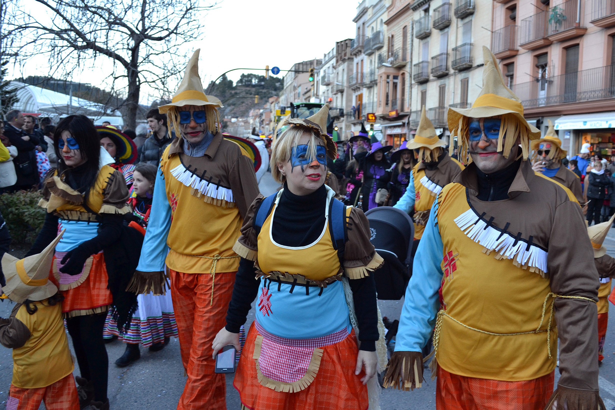 Participants en la rua del Carnestoltes de SÃºria 2015.