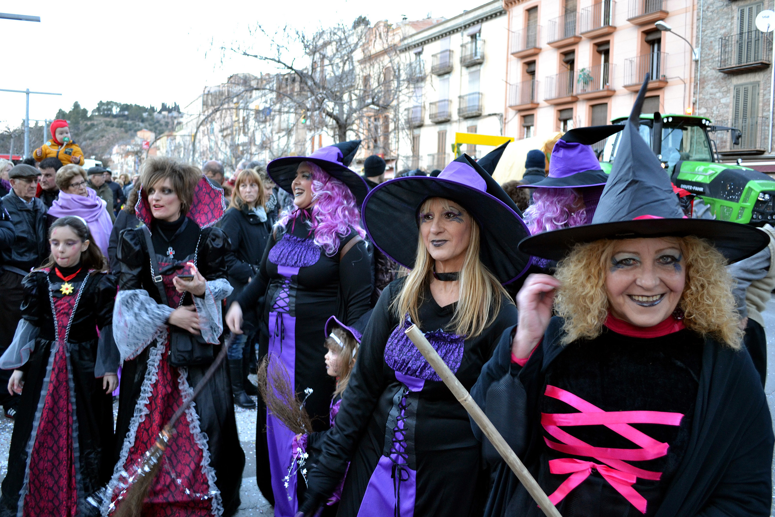 Participants en la rua del Carnestoltes de SÃºria 2015.