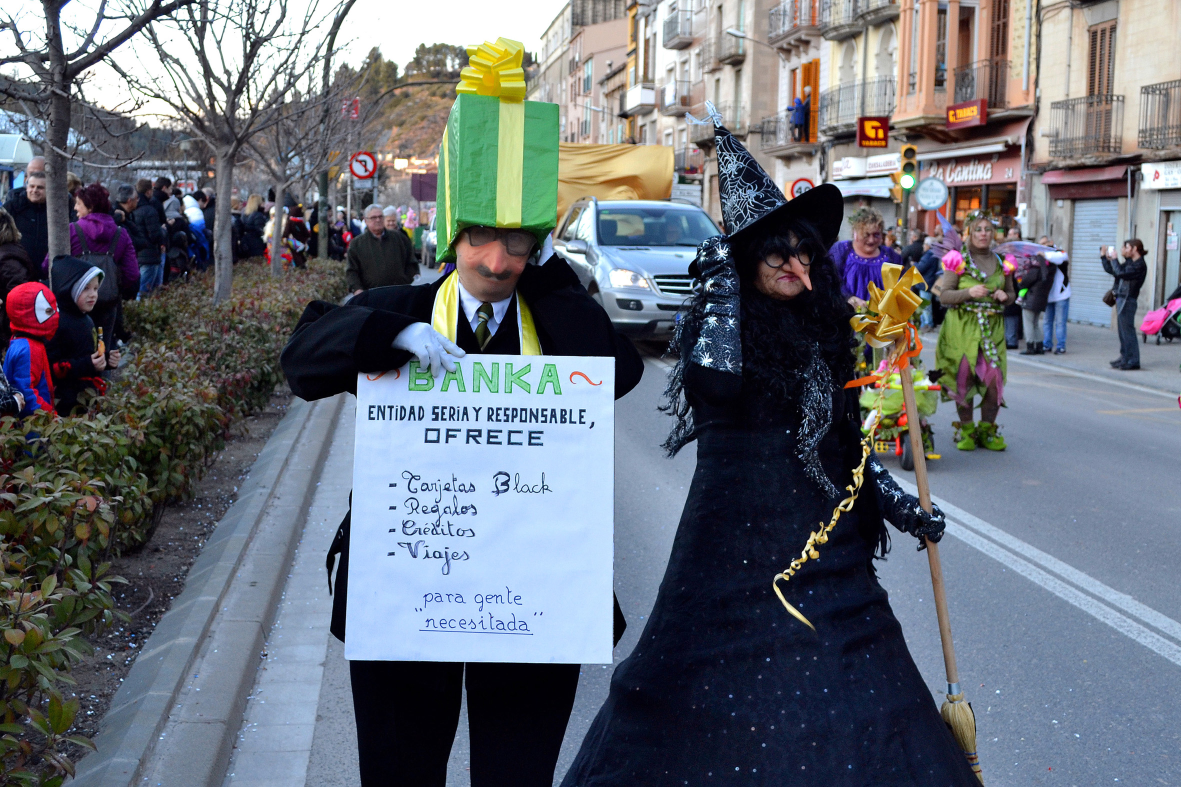 Participants en la rua del Carnestoltes de SÃºria 2015.
