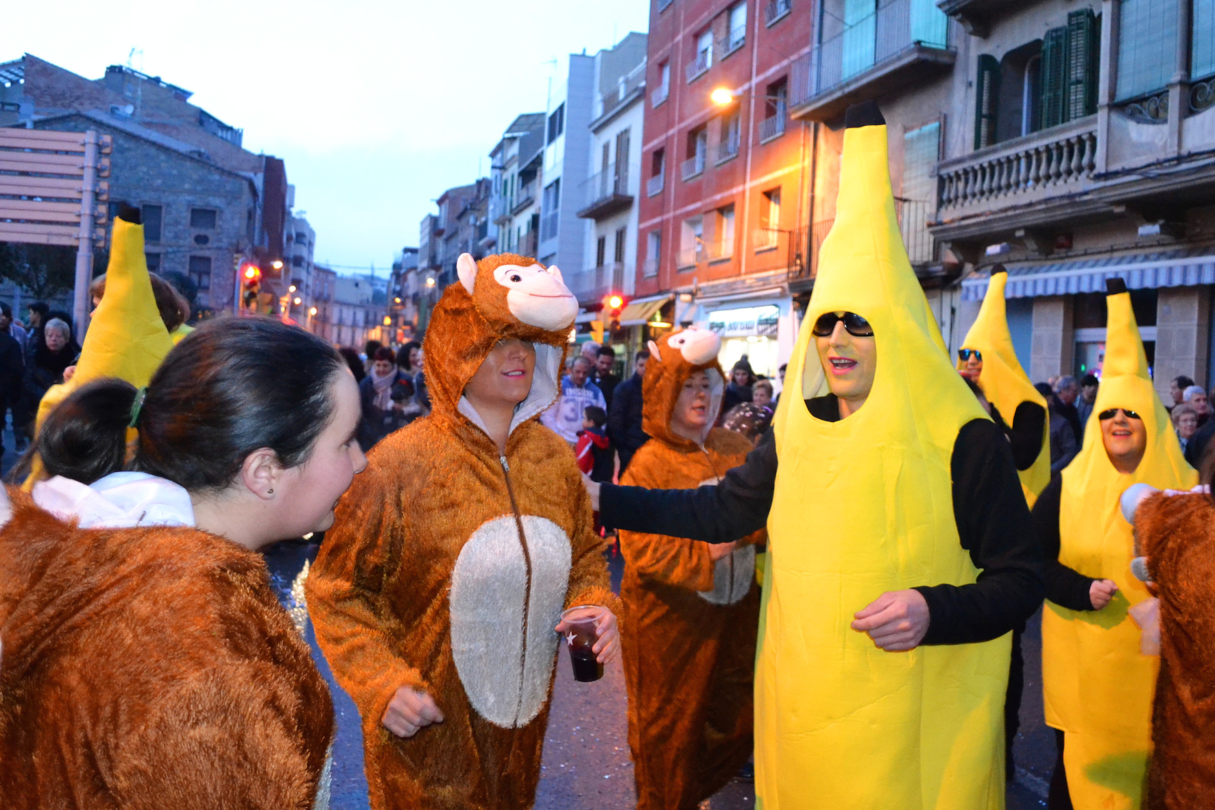 Participants en la rua del Carnestoltes de SÃºria 2016.