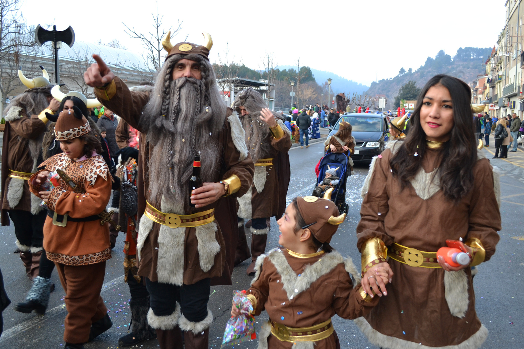 Participants en la rua del Carnestoltes de SÃºria 2016.