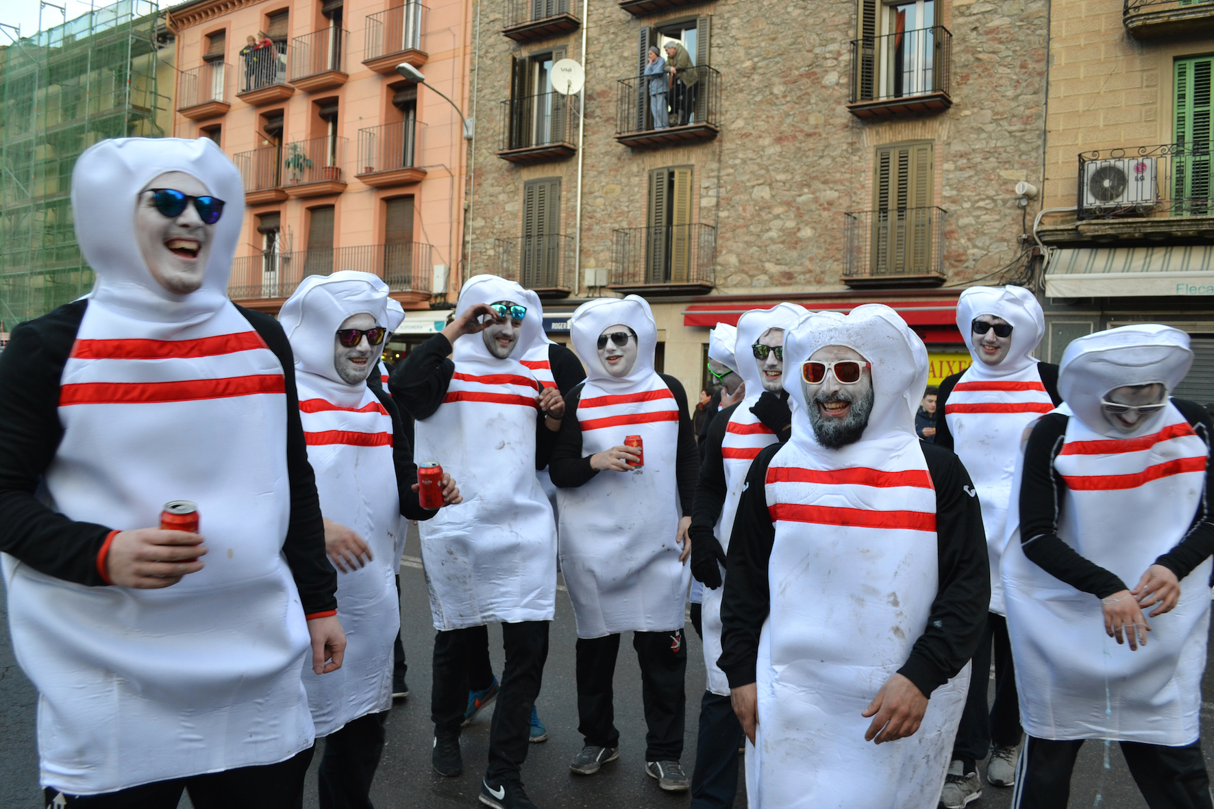 Participants en la rua del Carnestoltes de SÃºria 2016.