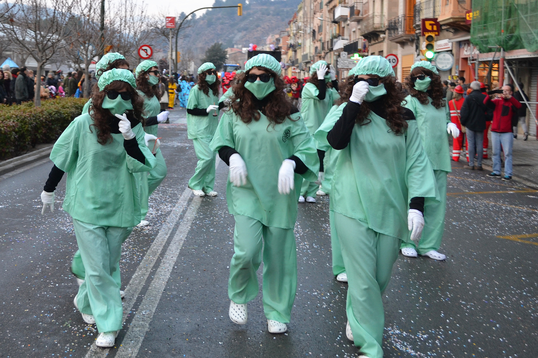 Participants en la rua del Carnestoltes de SÃºria 2016.
