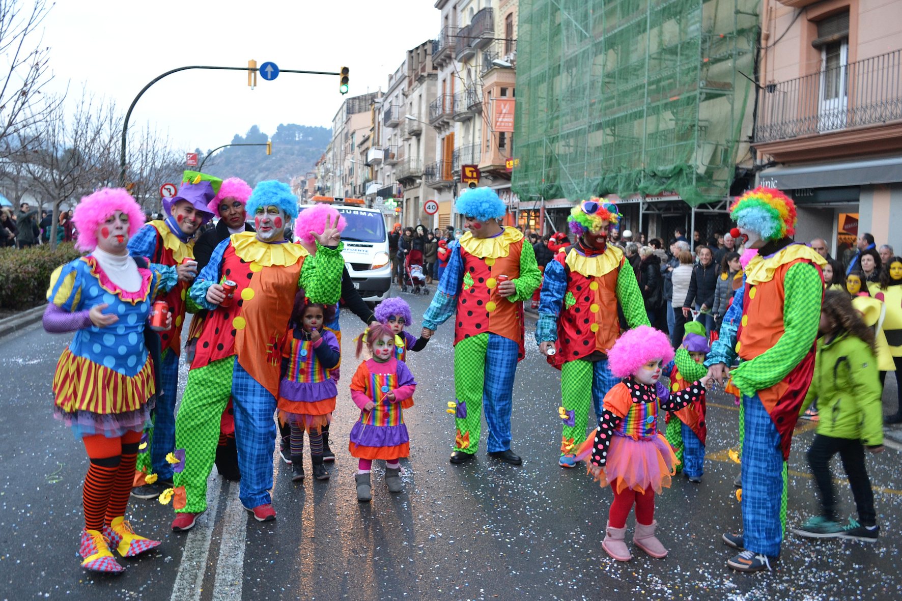 Participants en la rua del Carnestoltes de SÃºria 2016.