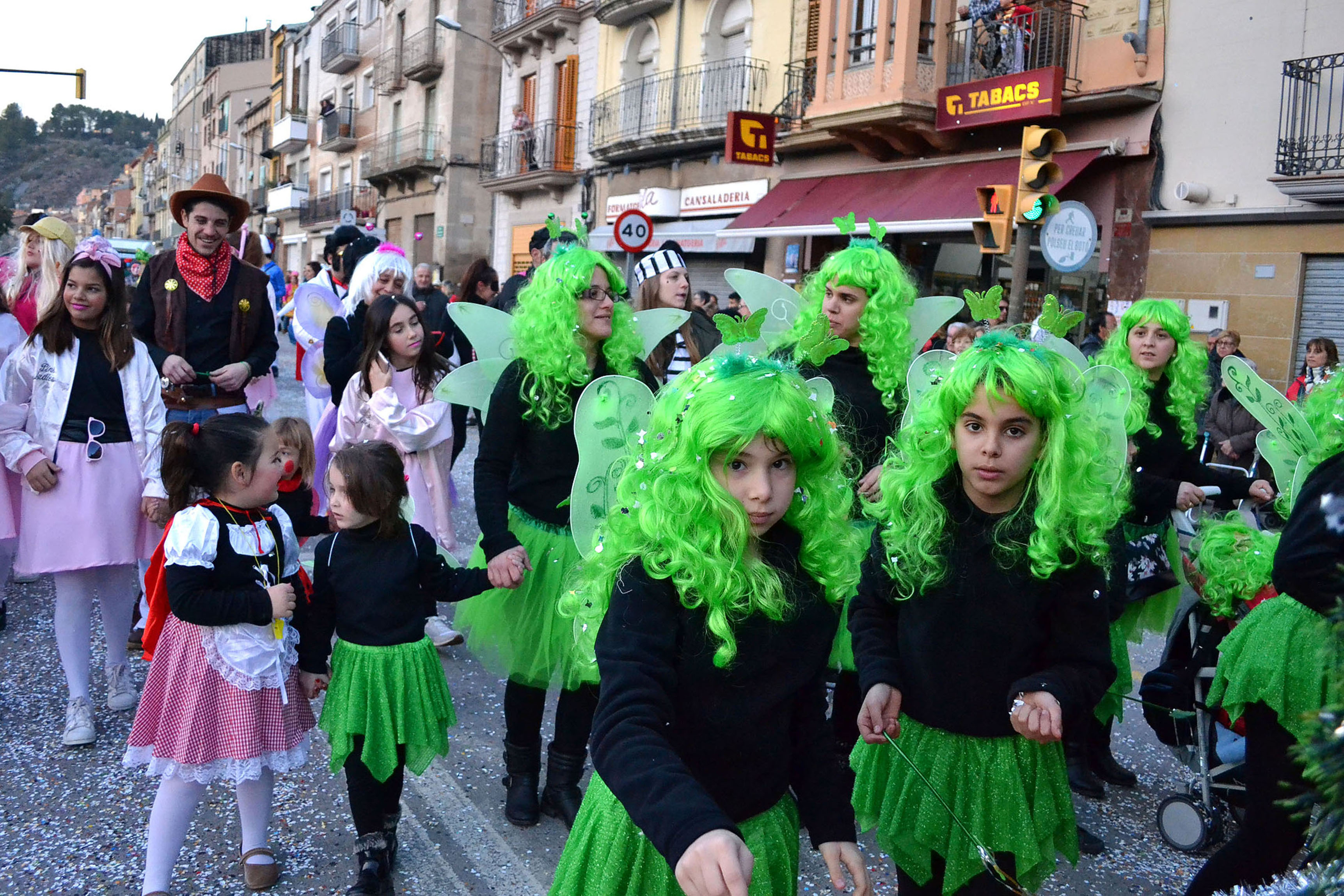 Participants en la rua del Carnestoltes de SÃºria 2017.