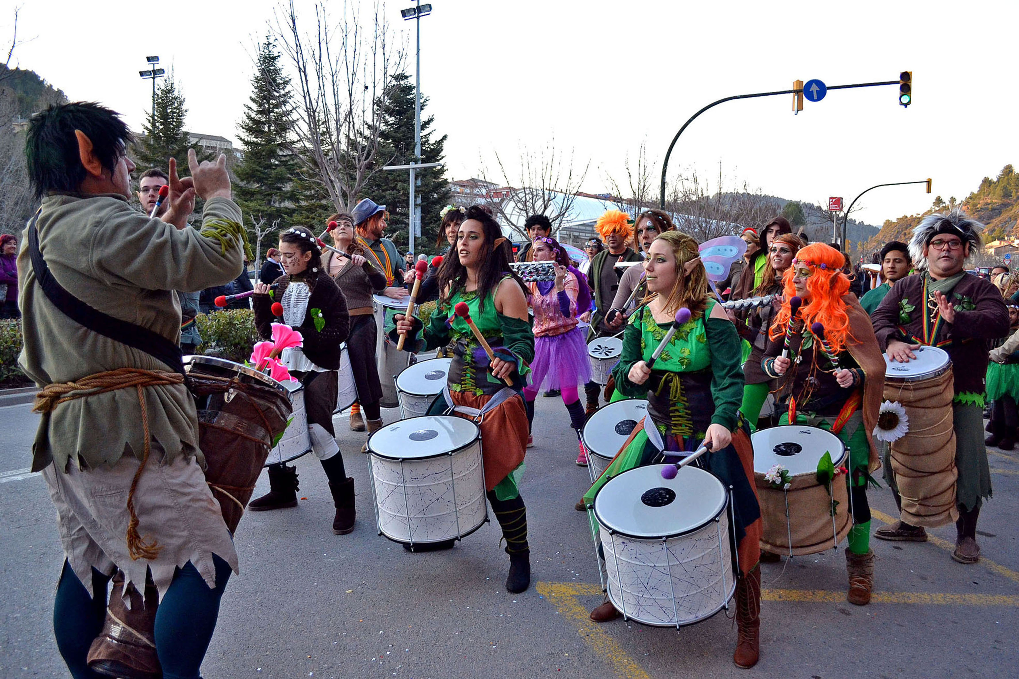 Batucada de la rua del Carnestoltes de SÃºria 2017.