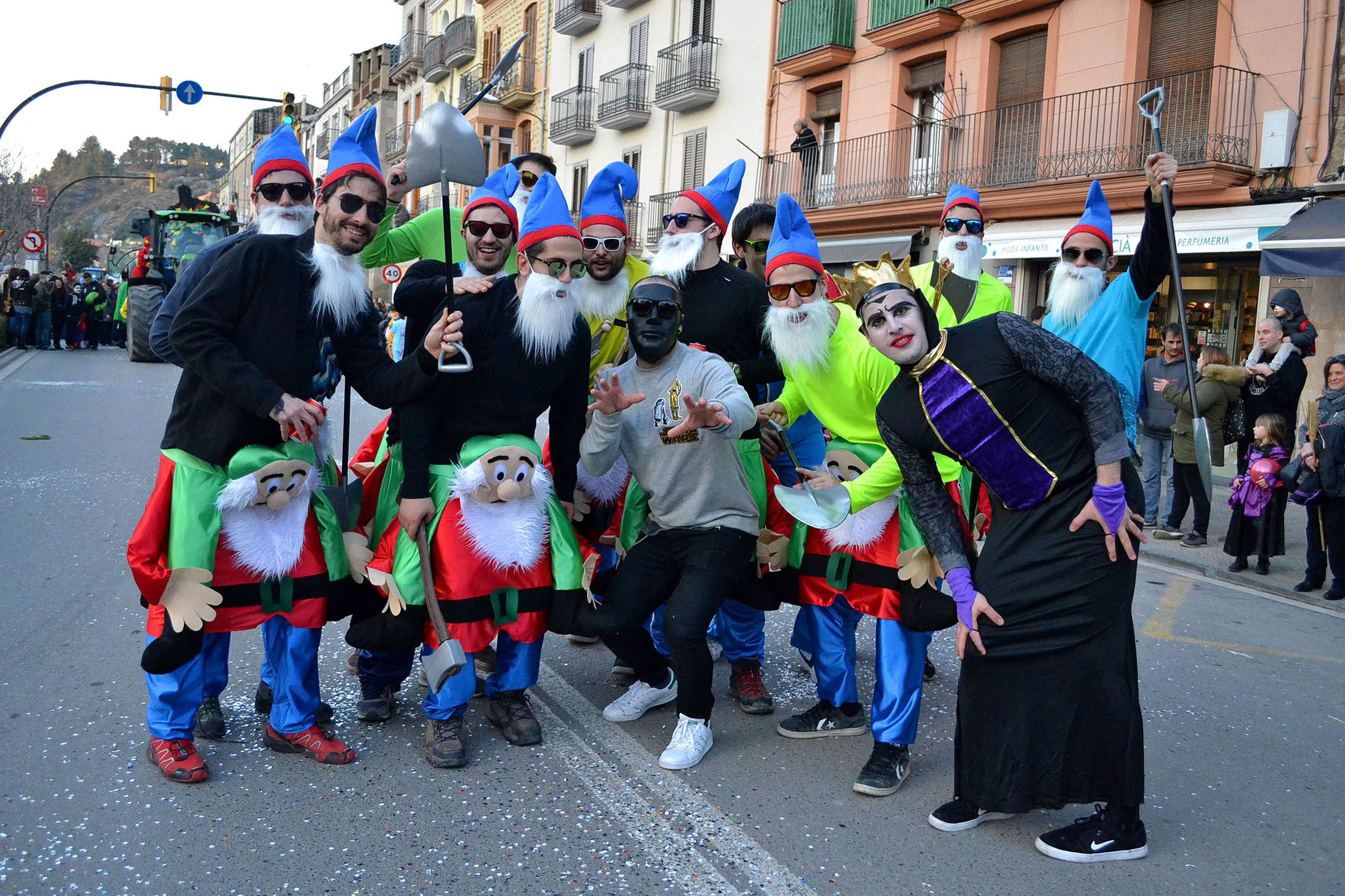 Participants en la rua del Carnestoltes de SÃºria 2017.