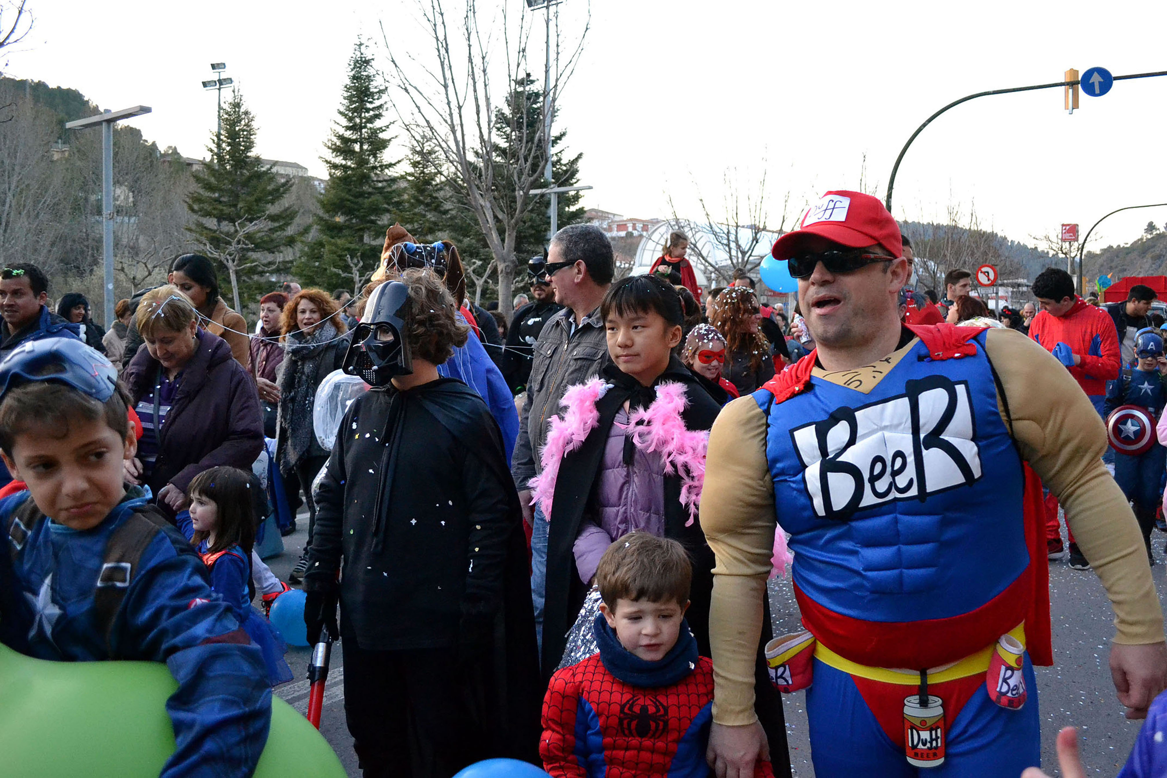 Participants en la rua del Carnestoltes de SÃºria 2017.