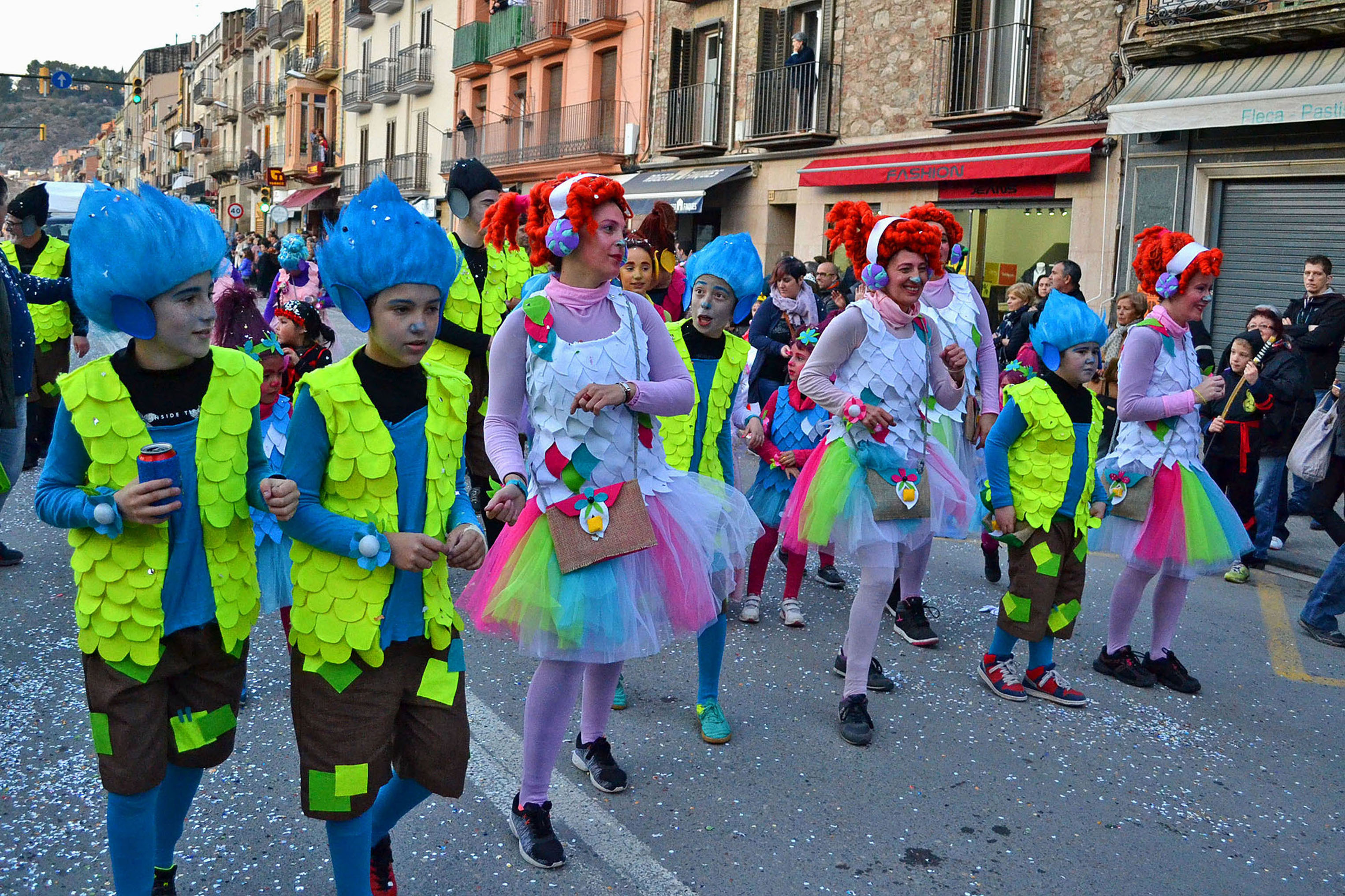 Participants en la rua del Carnestoltes de SÃºria 2017.