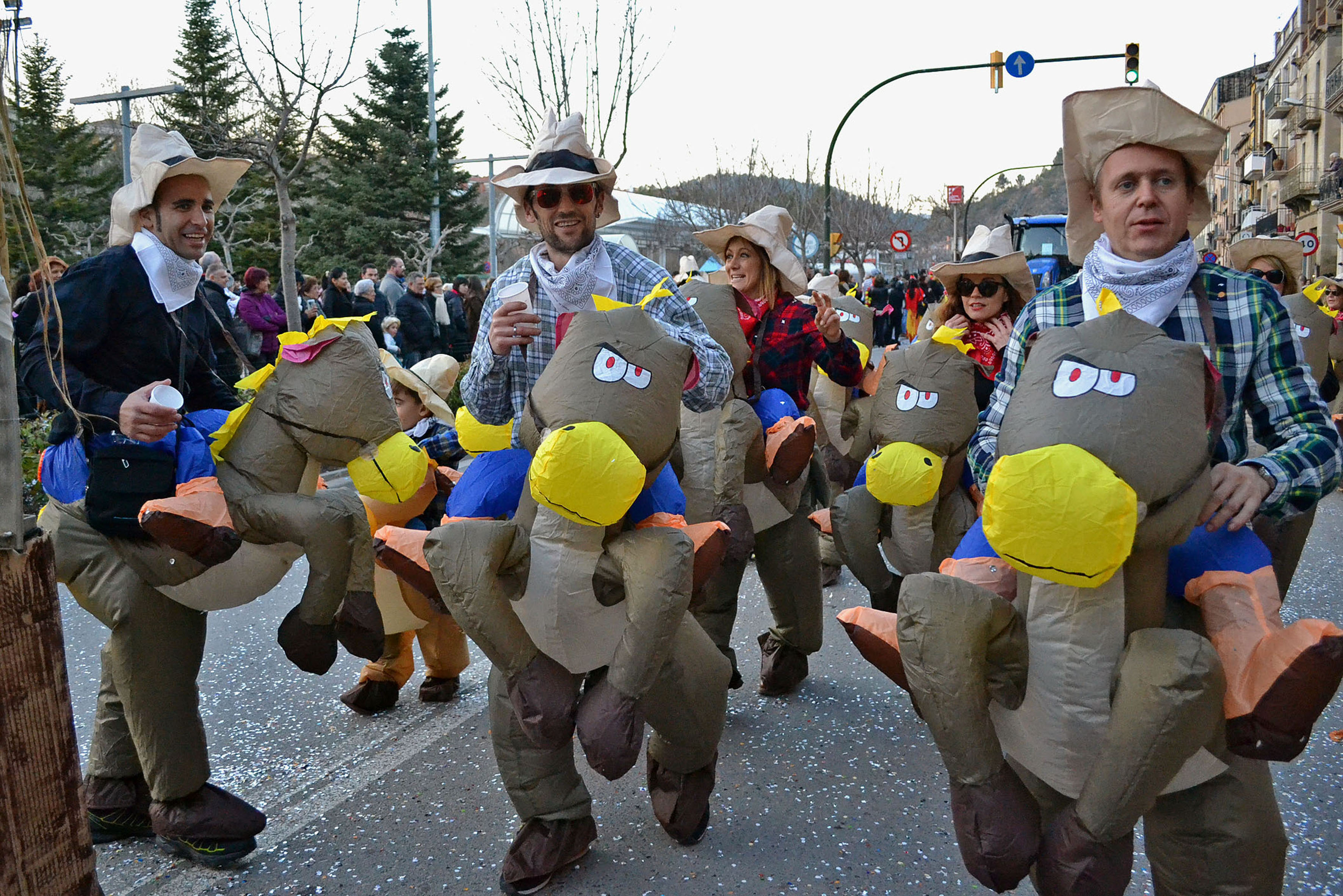 Participants en la rua del Carnestoltes de SÃºria 2017.
