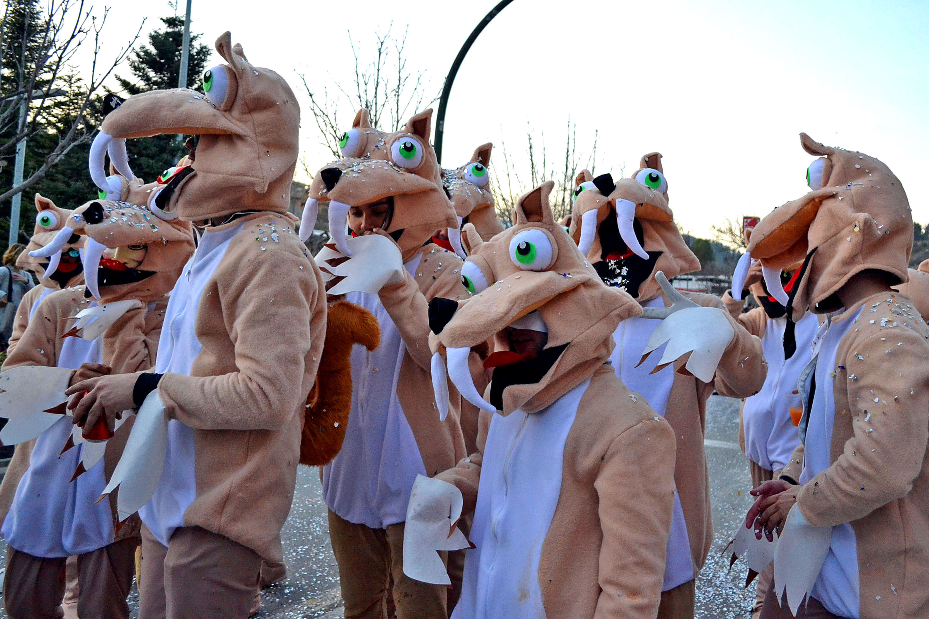 Participants en la rua del Carnestoltes de SÃºria 2017.
