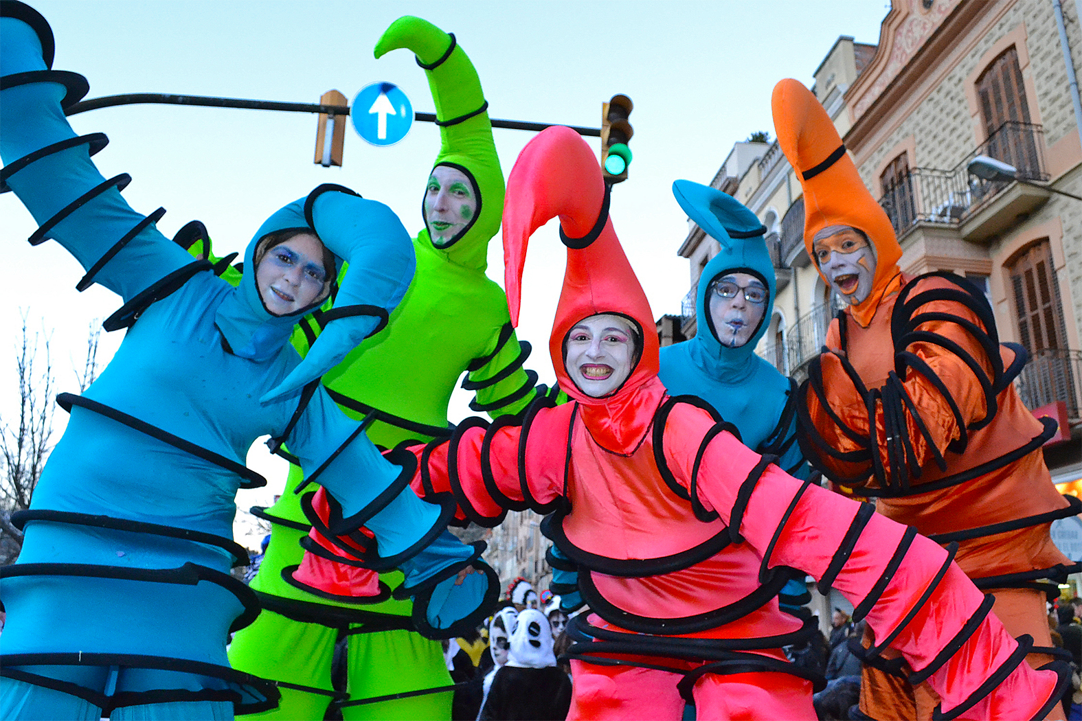 Participants en la rua del Carnestoltes de SÃºria 2018.