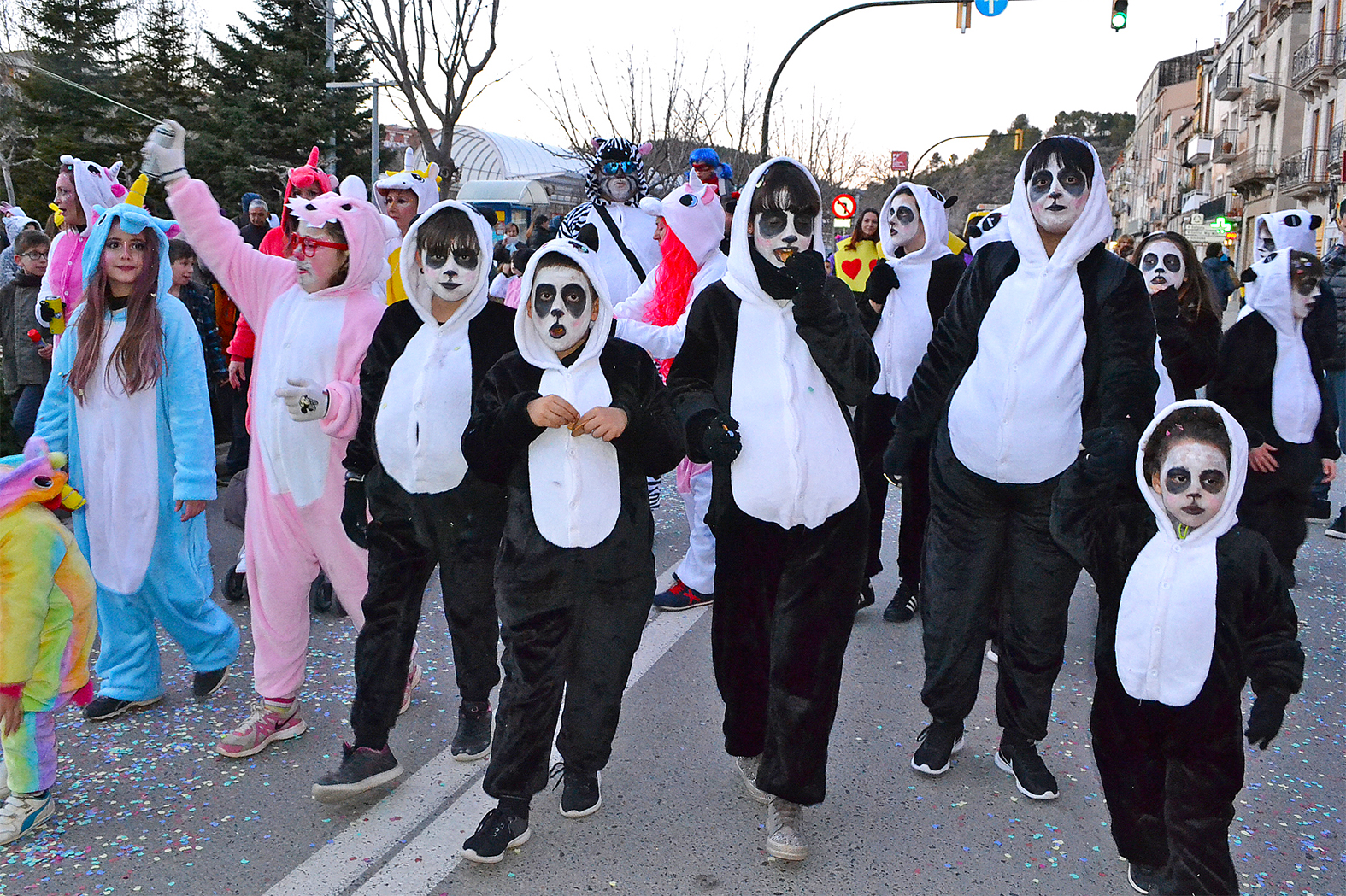 Participants en la rua del Carnestoltes de SÃºria 2018.