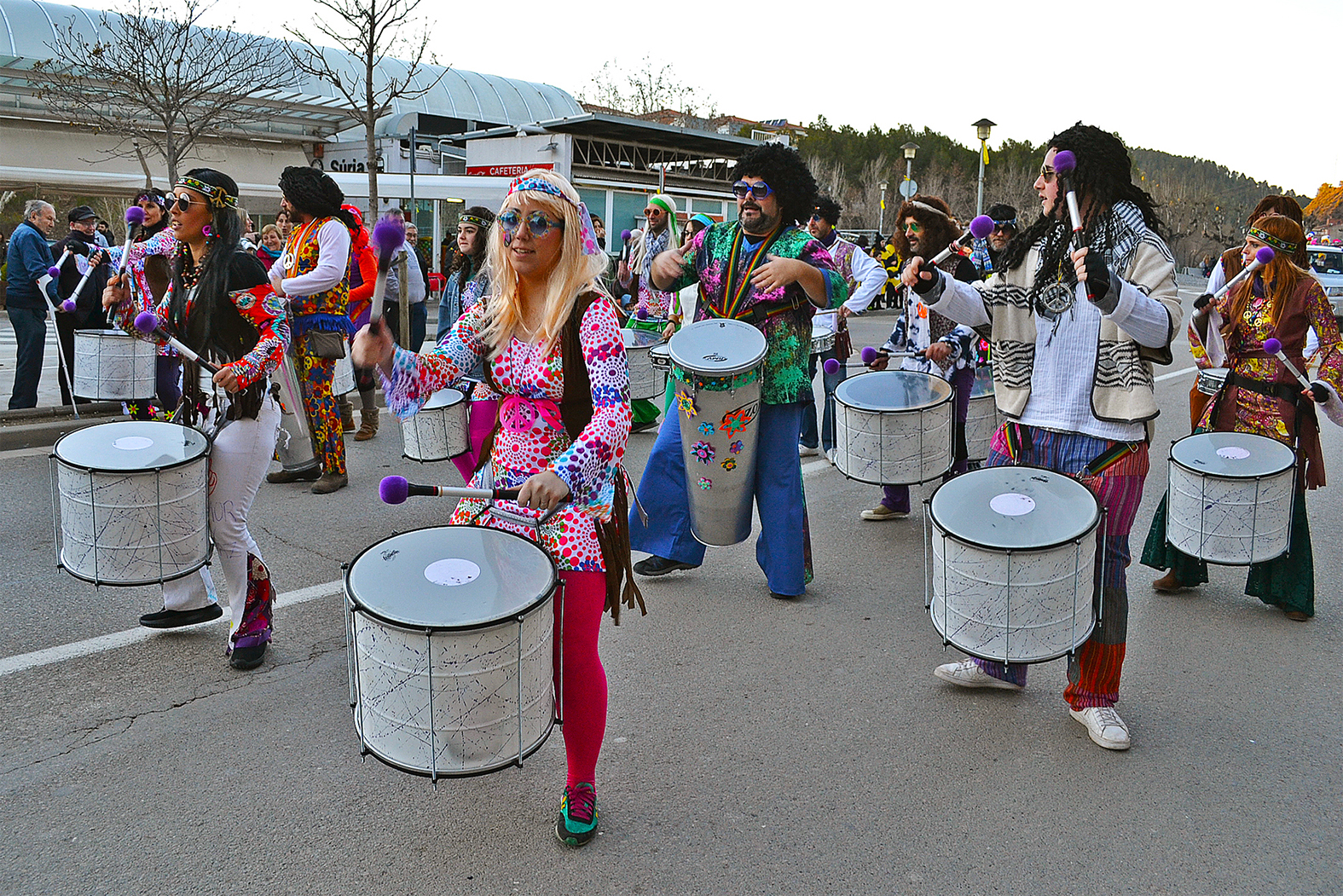 Batucada de la rua del Carnestoltes de SÃºria 2018.