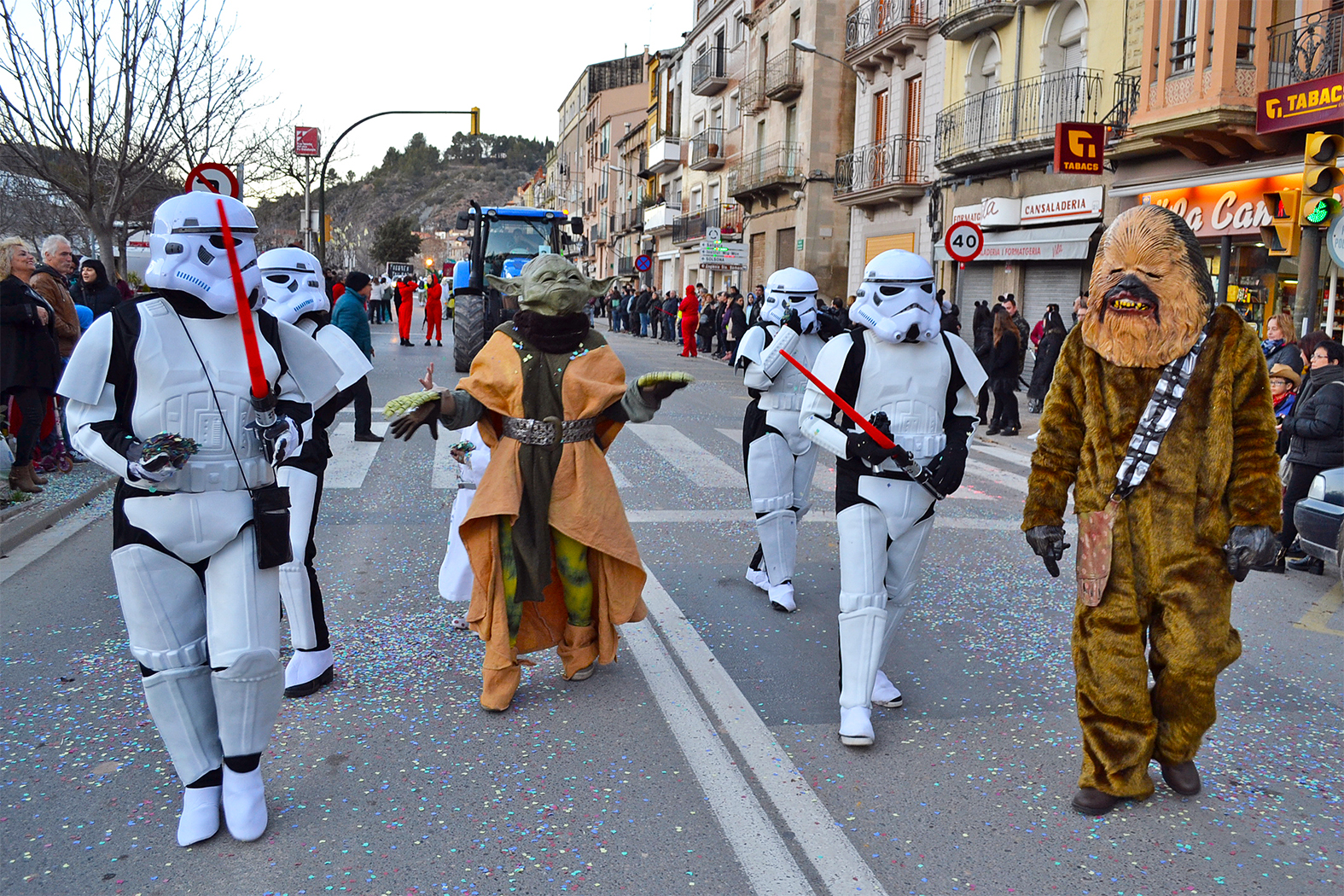 Participants en la rua del Carnestoltes de SÃºria 2018.
