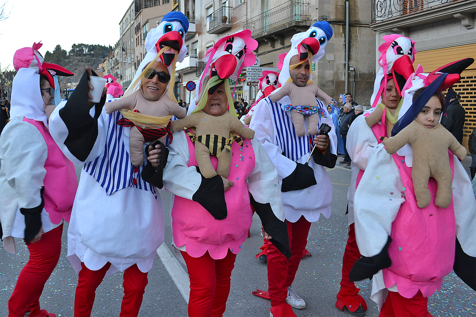 Participants en la rua del Carnestoltes de SÃºria 2018.