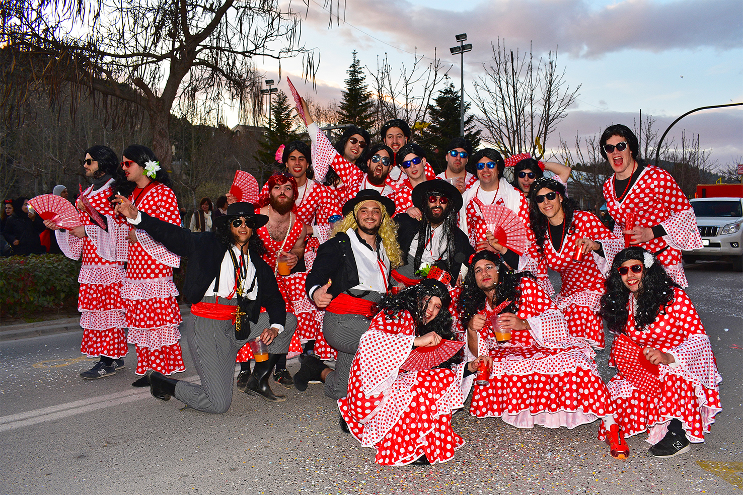 Participants en la rua del Carnestoltes de SÃºria 2019.