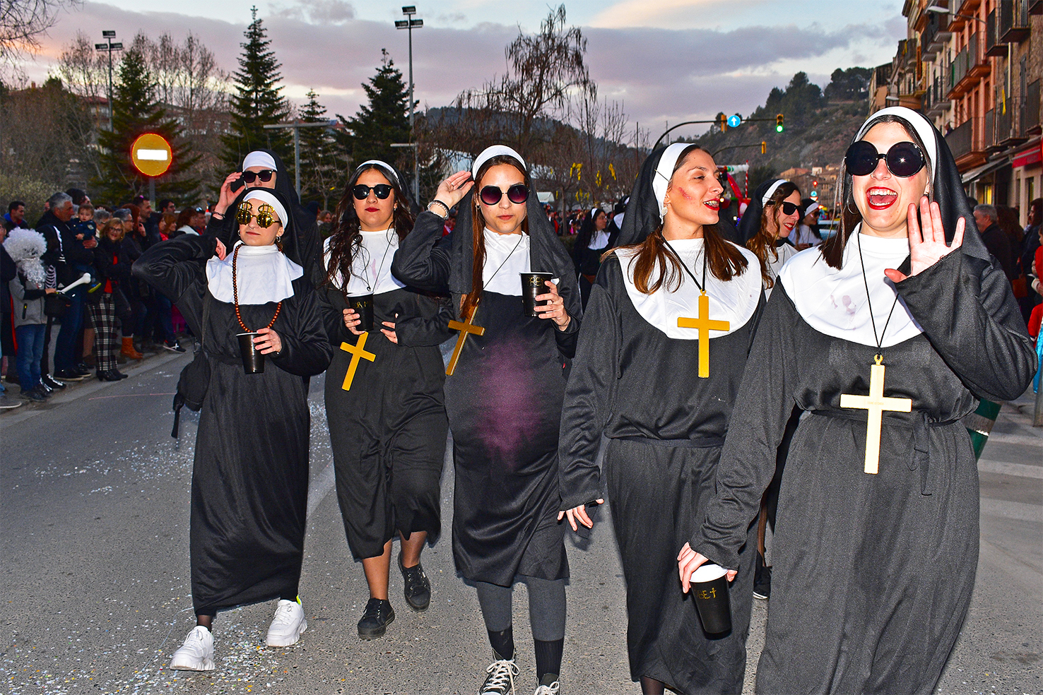 Participants en la rua del Carnestoltes de SÃºria 2019.