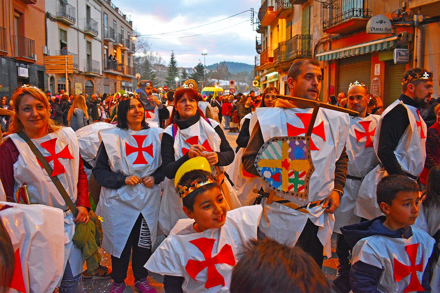 Participants en la rua del Carnestoltes de SÃºria 2019.