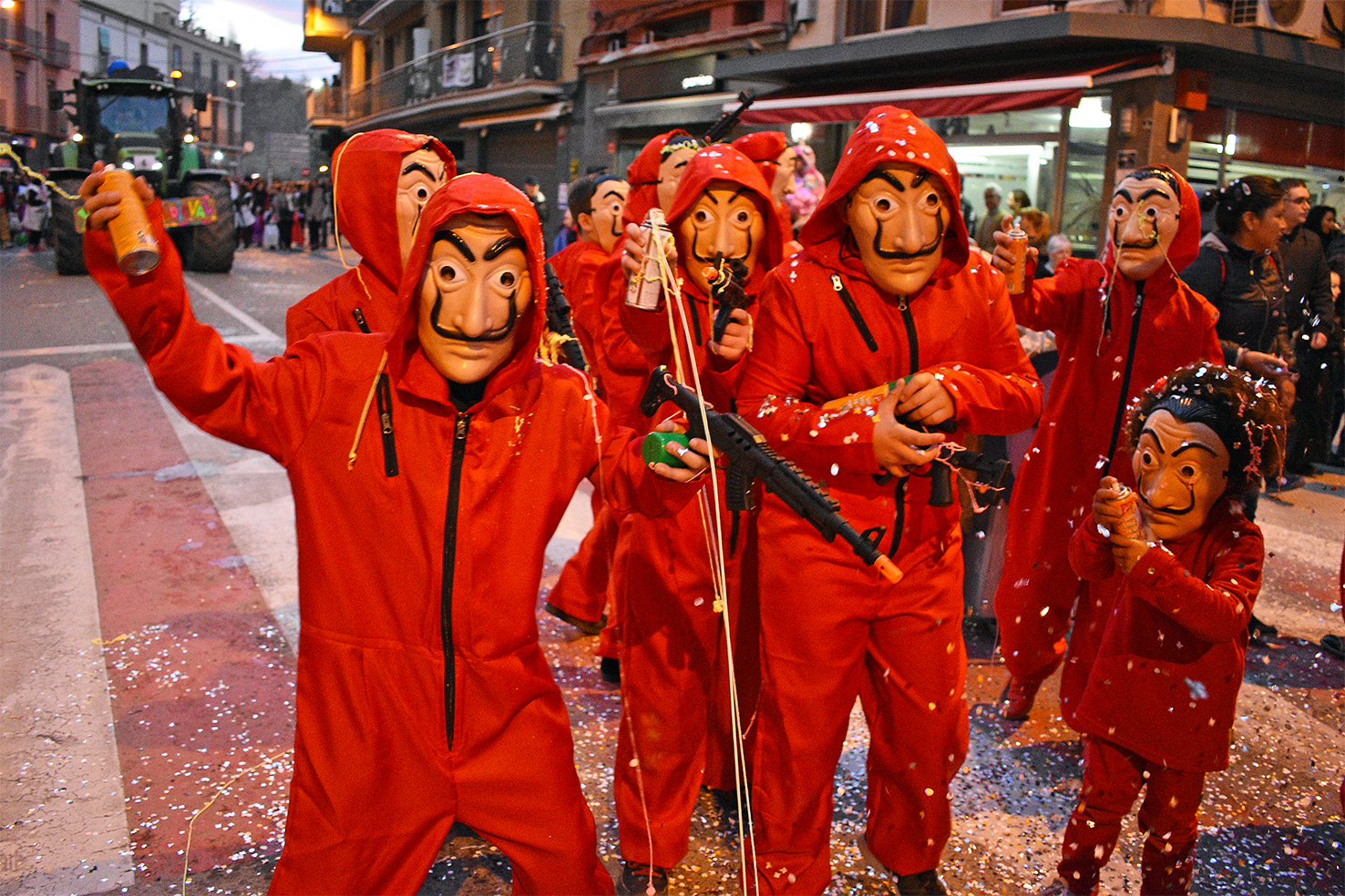 Participants en la rua del Carnestoltes de SÃºria 2019.
