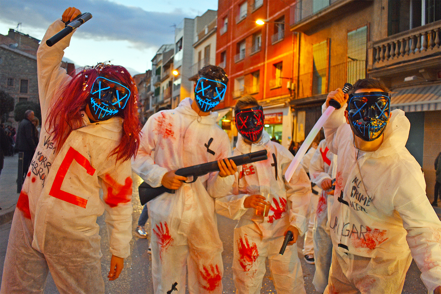 Participants en la rua del Carnestoltes de SÃºria 2019.