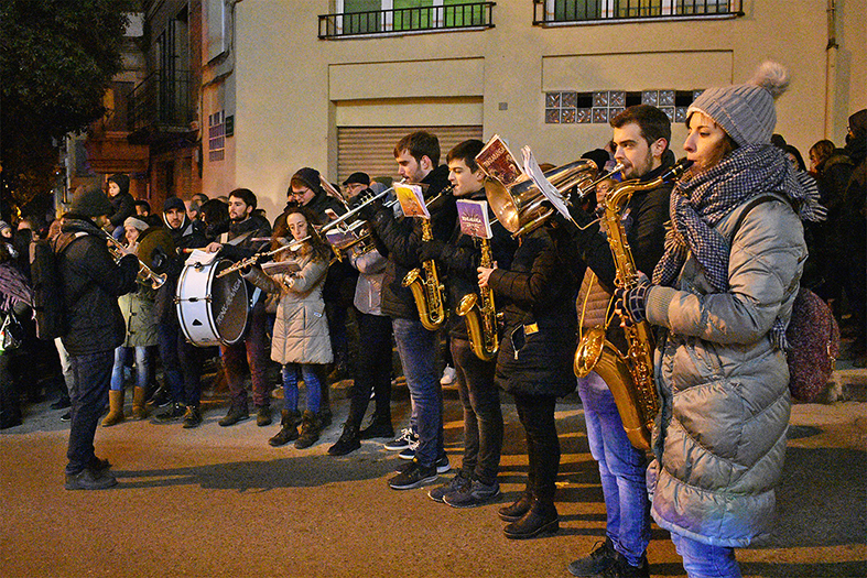 Xaranga de la Cavalcada de Reis a Súria.