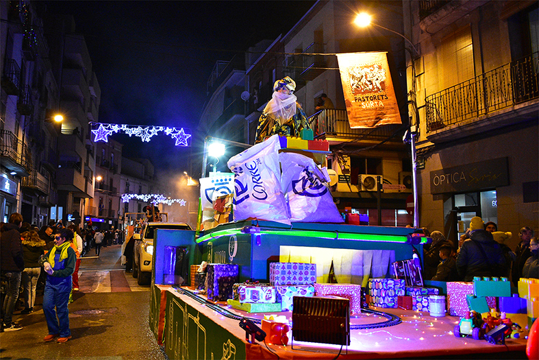 Carrossa de la Cavalcada de Reis a Súria.