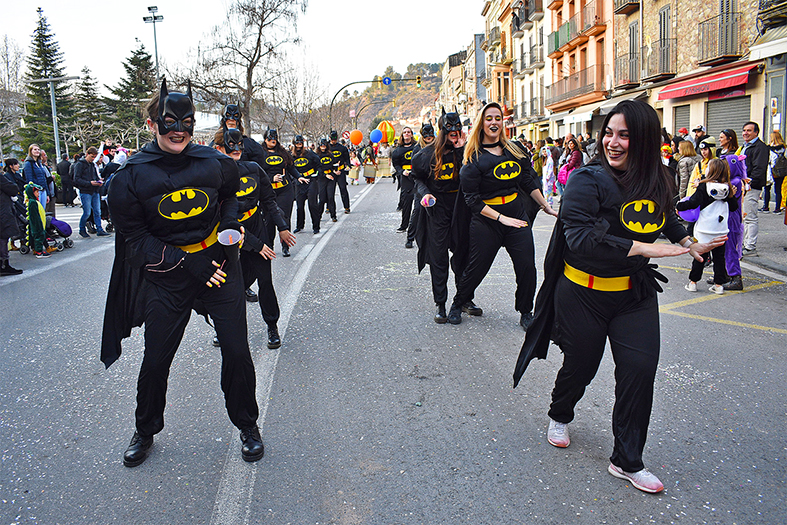 Participants en la rua del Carnestoltes de SÃºria 2020.