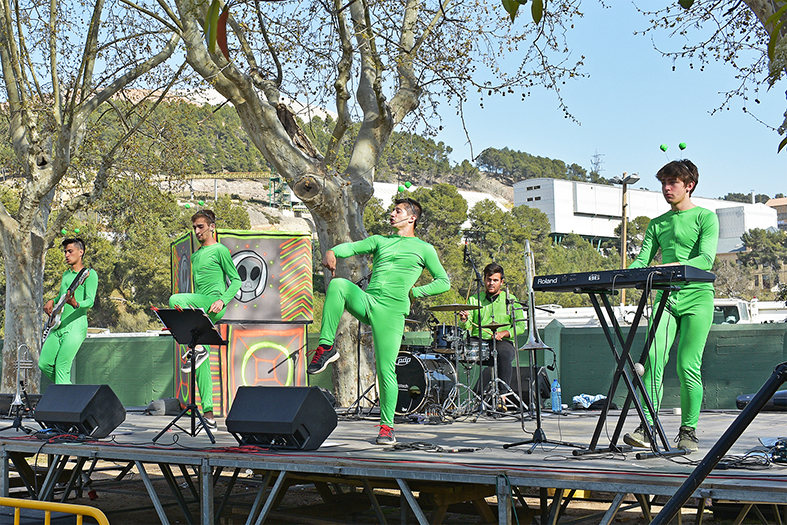 Concert del grup surienc Marcianitus al Parc Municipal Macary i Viader, dins del programa de les Caramelles de SÃºria 2021.