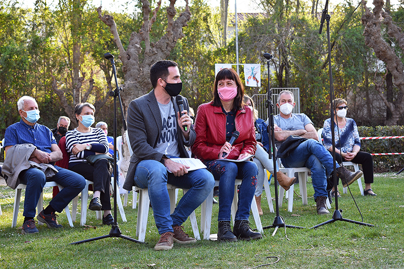 PresentaciÃ³ de la mostra caramellaire del Parc Municipal Macary i Viader, a cÃ rrec de NÃºria Balaguer i Francesc Garriga.