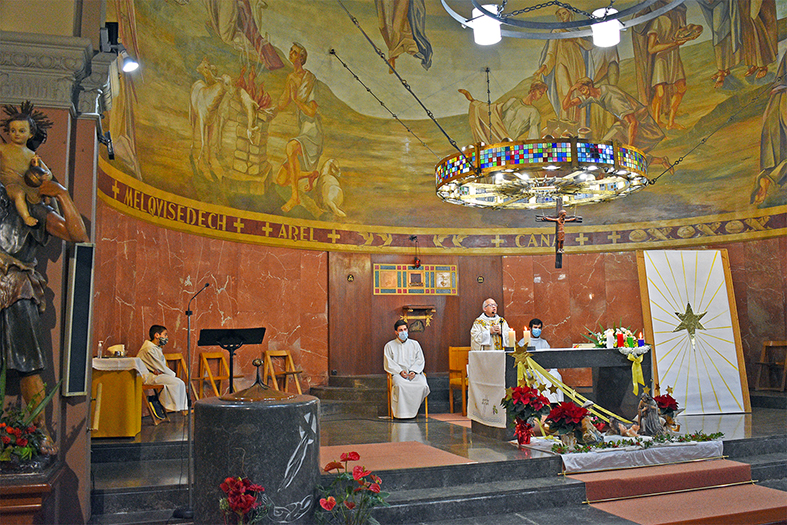 Missa del Gall a l'Església Parroquial de Sant Cristòfol.