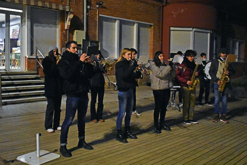 Banda musical del Campament Màgic del Parc Municipal Macary i Viader.