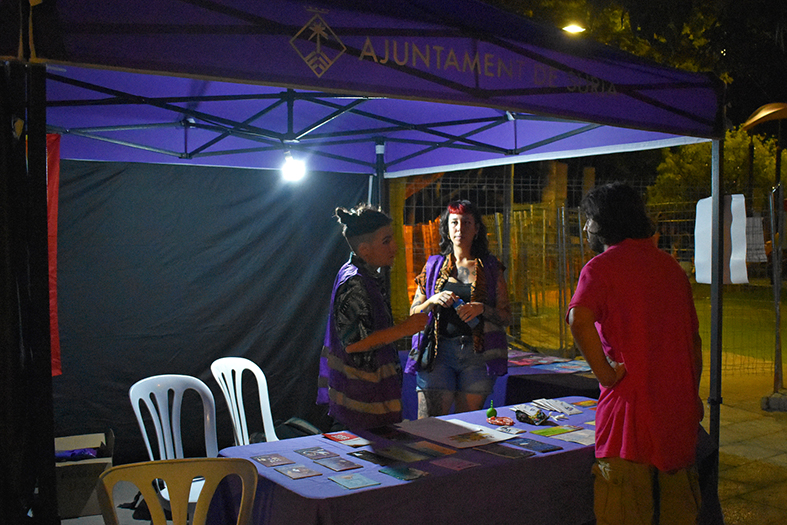 Punt Lila de lâ€™Ajuntament de SÃºria per a la prevenciÃ³ dâ€™actituds masclistes durant la Festa Major.